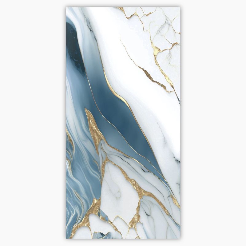 Azure Gold Shiny Porcelain Floor Tile - 600 x 1200mm
