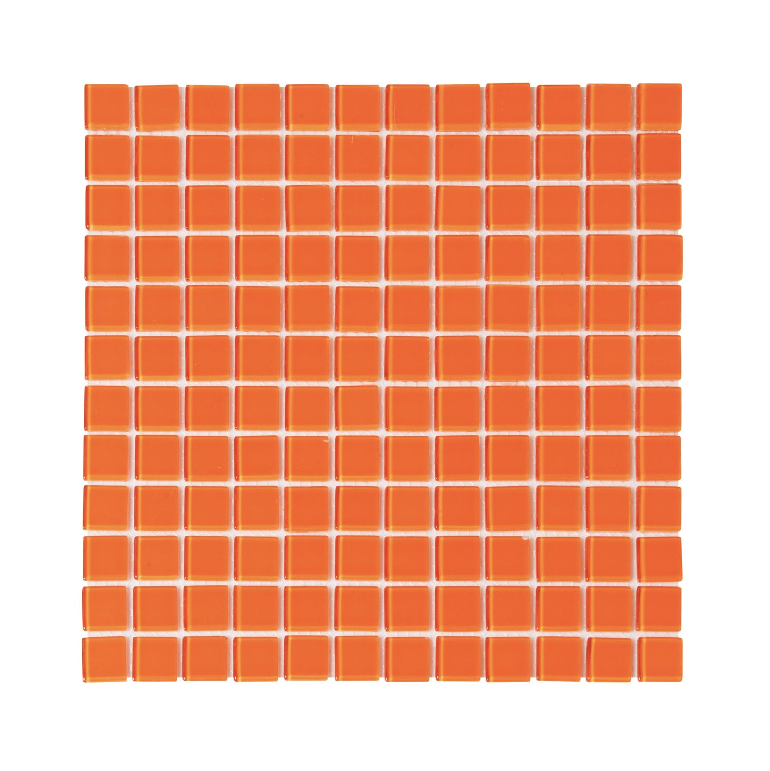 Glass Mosaic Tangerine 25 x 25