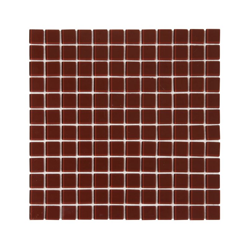 Glass Mosaic Chocolate Brown - 300 x 300mm Glass Mosaic Chocolate Brown - 300 x 300mm