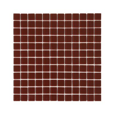 Glass Mosaic Chocolate Brown - 300 x 300mm