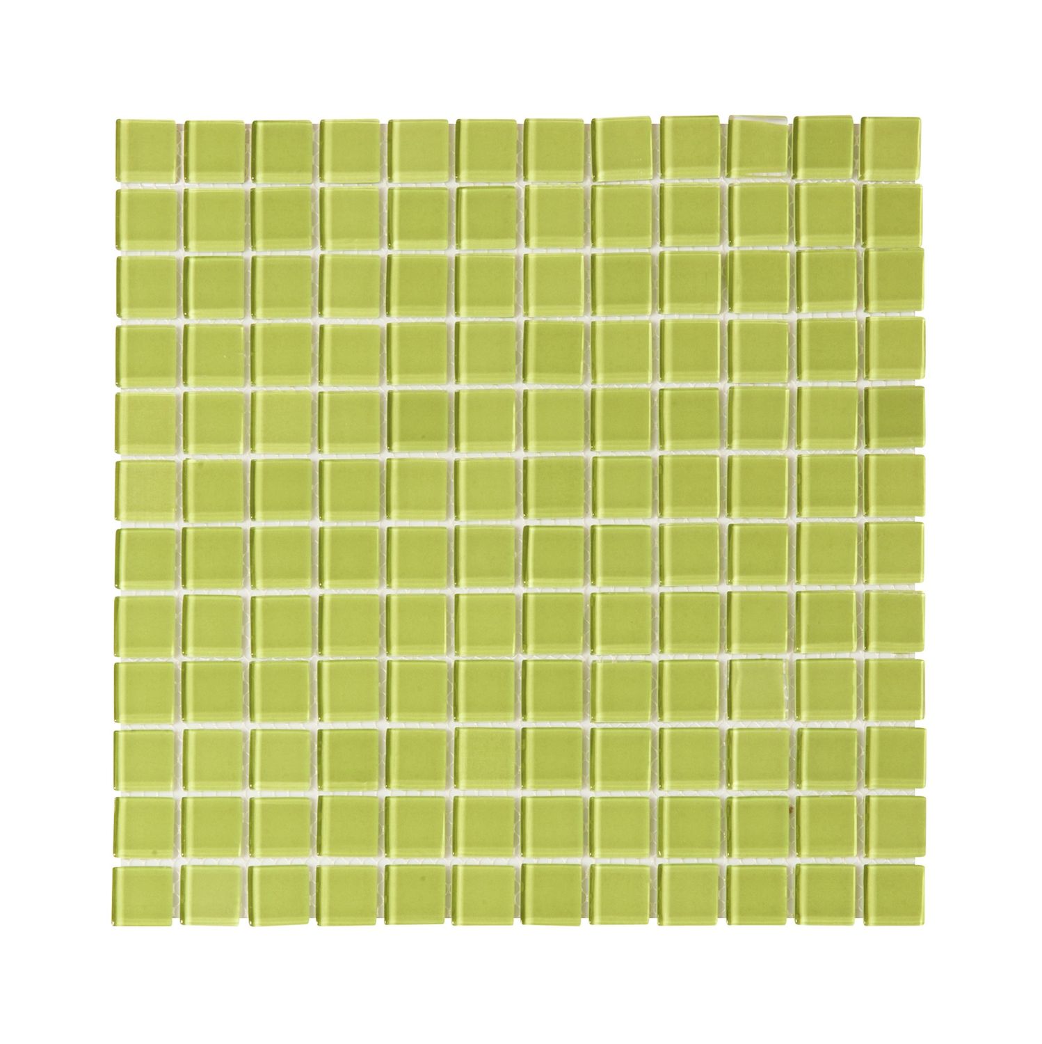 Glass Mosaic Lime Green 25 x 25