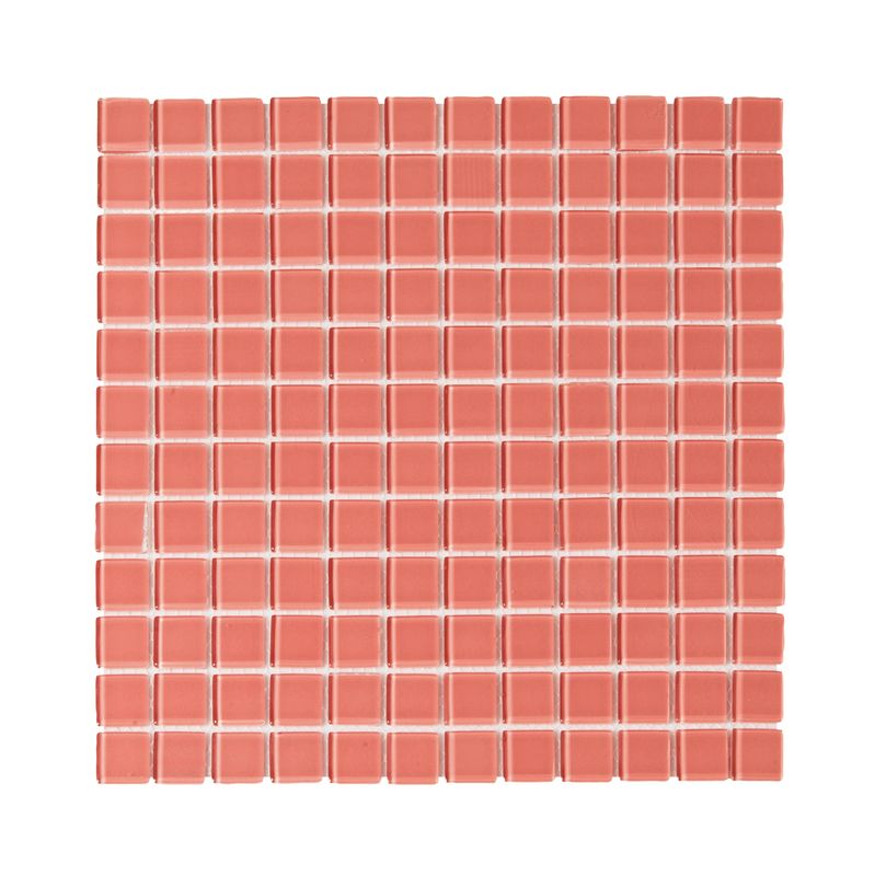 Glass Mosaic  Dusty Pink - 300 x 300mm
