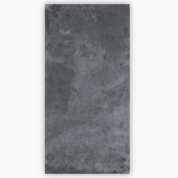 Concrete Dark Grey Matt Porcelain Floor Tile - 600 x 1200mm