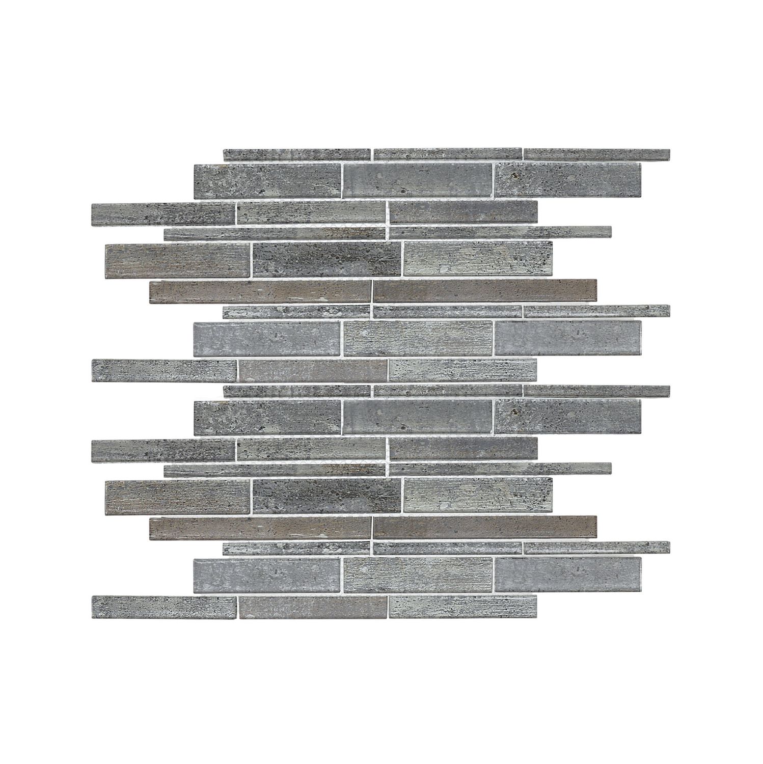 Glass Mosaic Linear Timberwolf