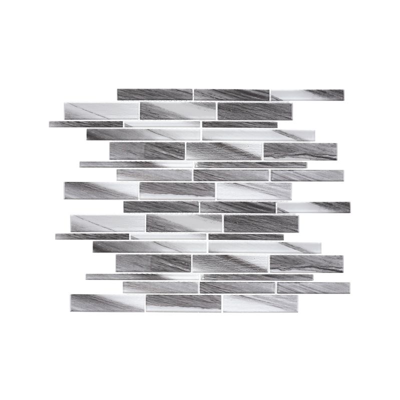 Glass Mosaic Linear Smoke