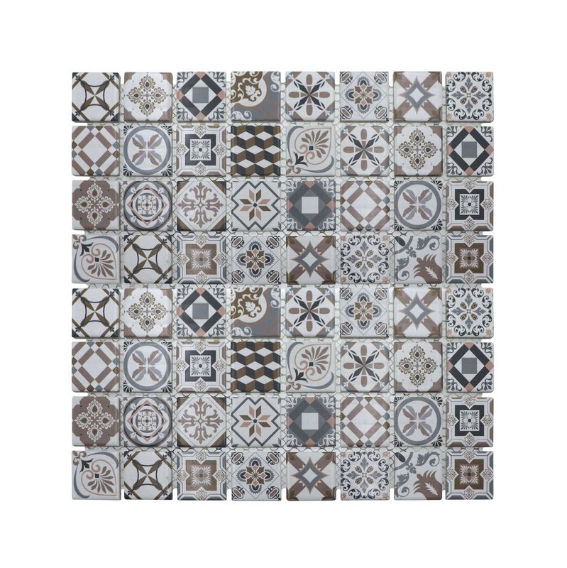 Porcelain Mosaic Moroccan Meknes - 300 x 300mm Porcelain Mosaic Moroccan Meknes - 300 x 300mm