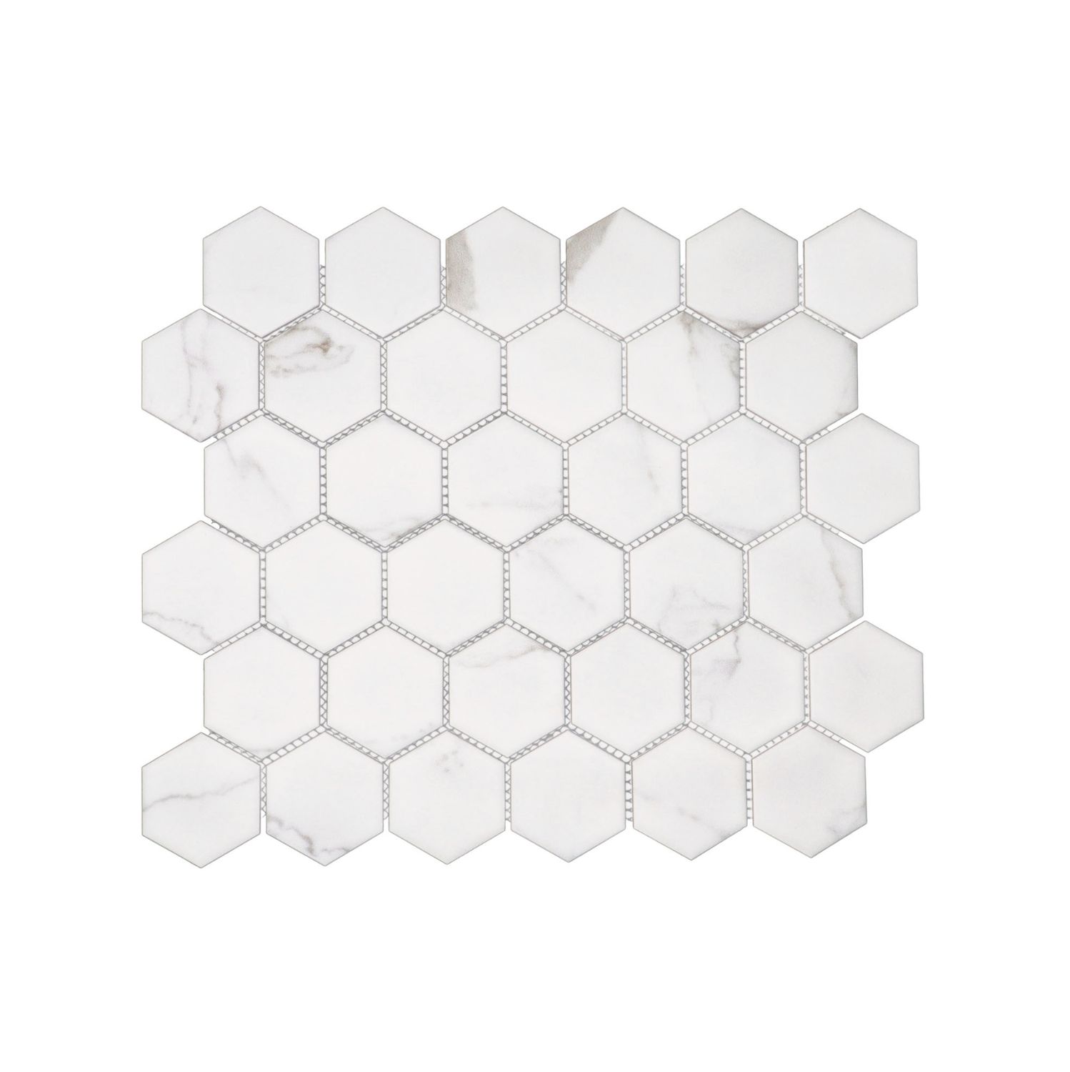 Porcelain Mosaic Hexagon Marble