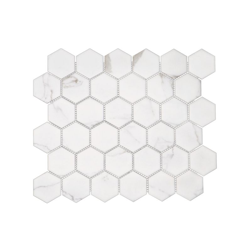 Porcelain Mosaic Hexagon Marble Porcelain Mosaic Hexagon Marble