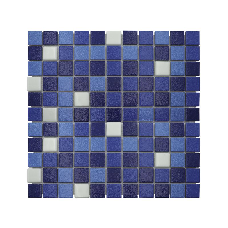 Porcelain Glow-in-the-Dark Mosaic Frozen Blue - 300 x 300mm Porcelain Glow-in-the-Dark Mosaic Frozen Blue - 300 x 300mm