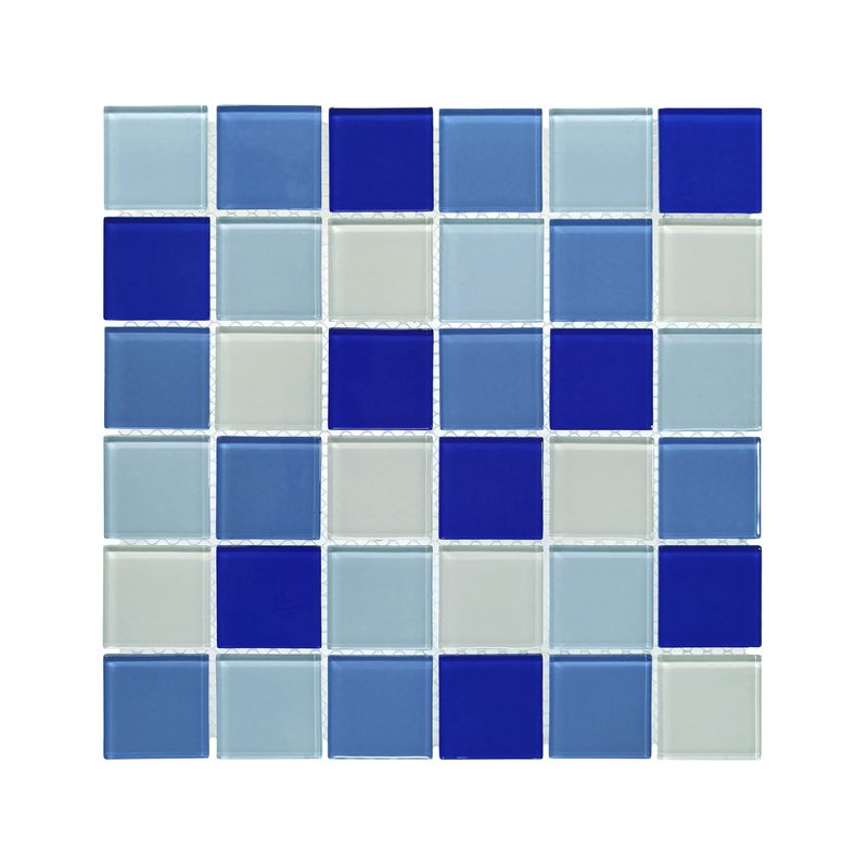 Glass Mosaic Phthalo - 300 x 300mm