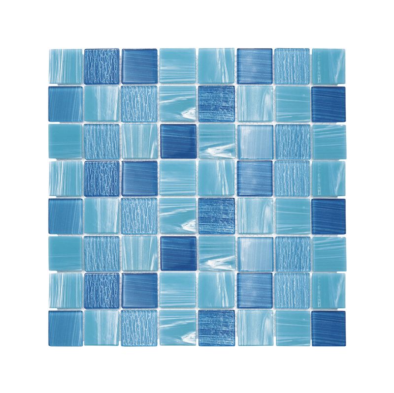 Glass Mosaic Caribbean Sea - 300 x 300mm