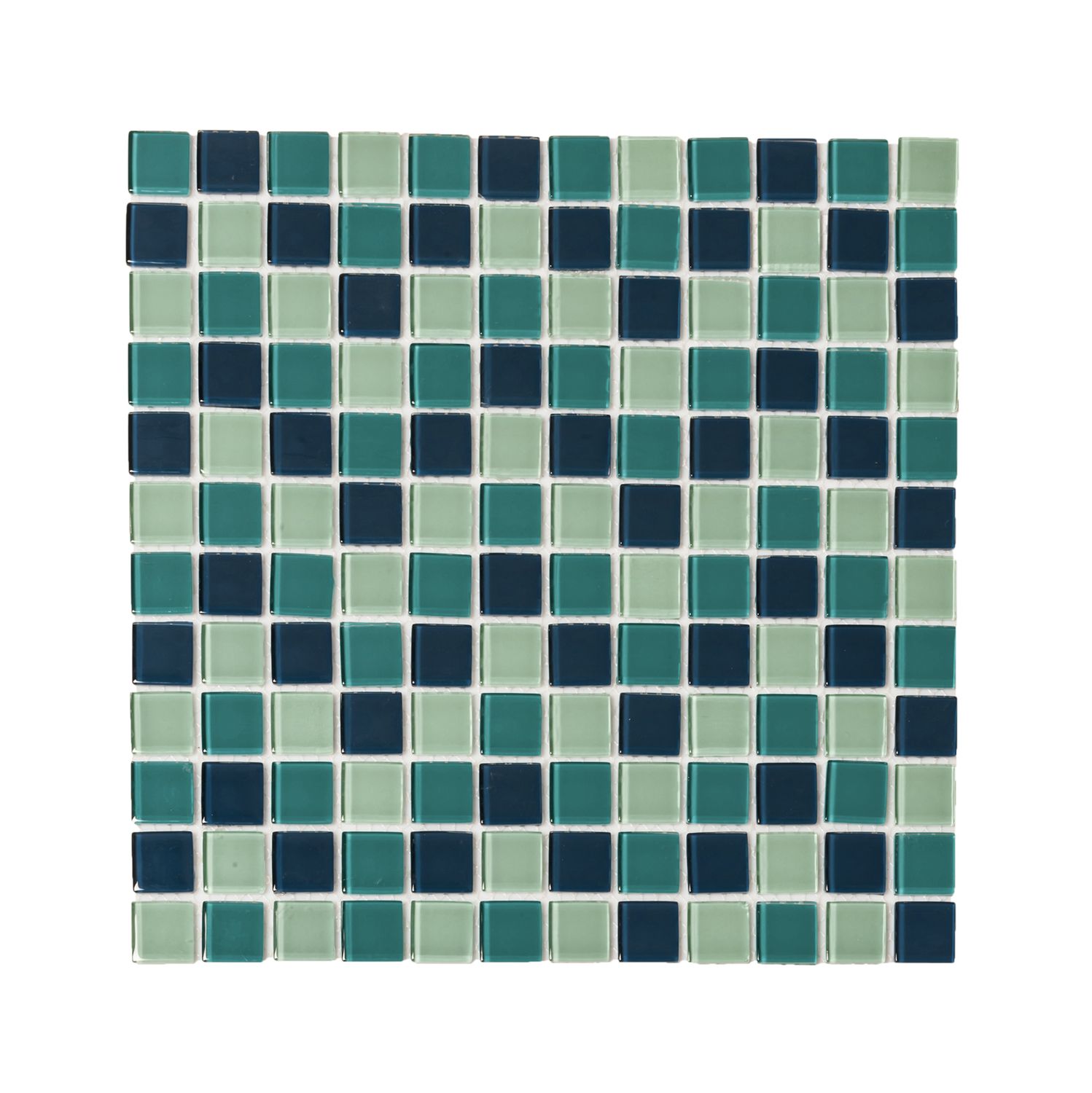 Glass Mosaic Sea Green Mix