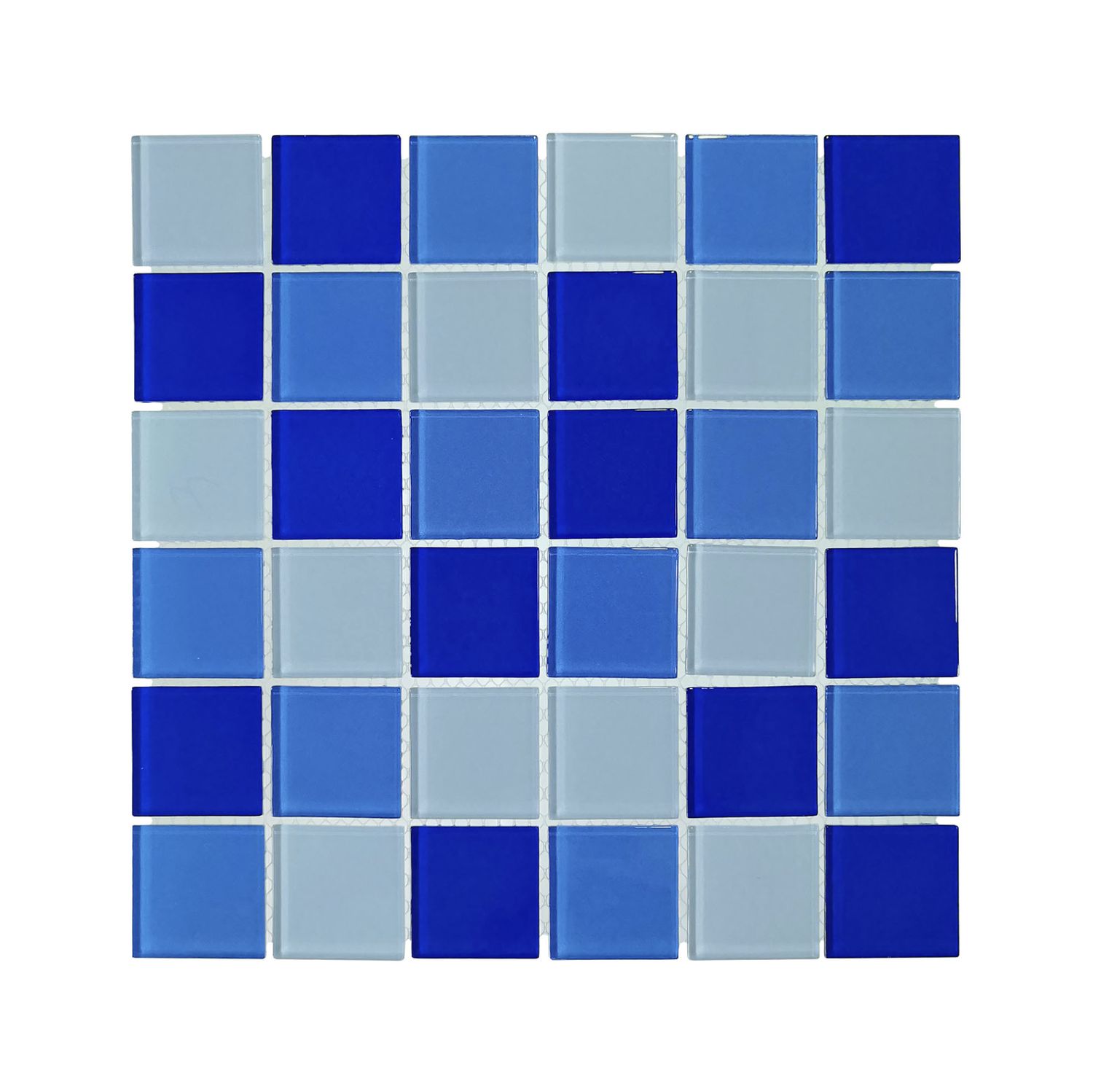 Glass Mosaic Denim 48 x 48