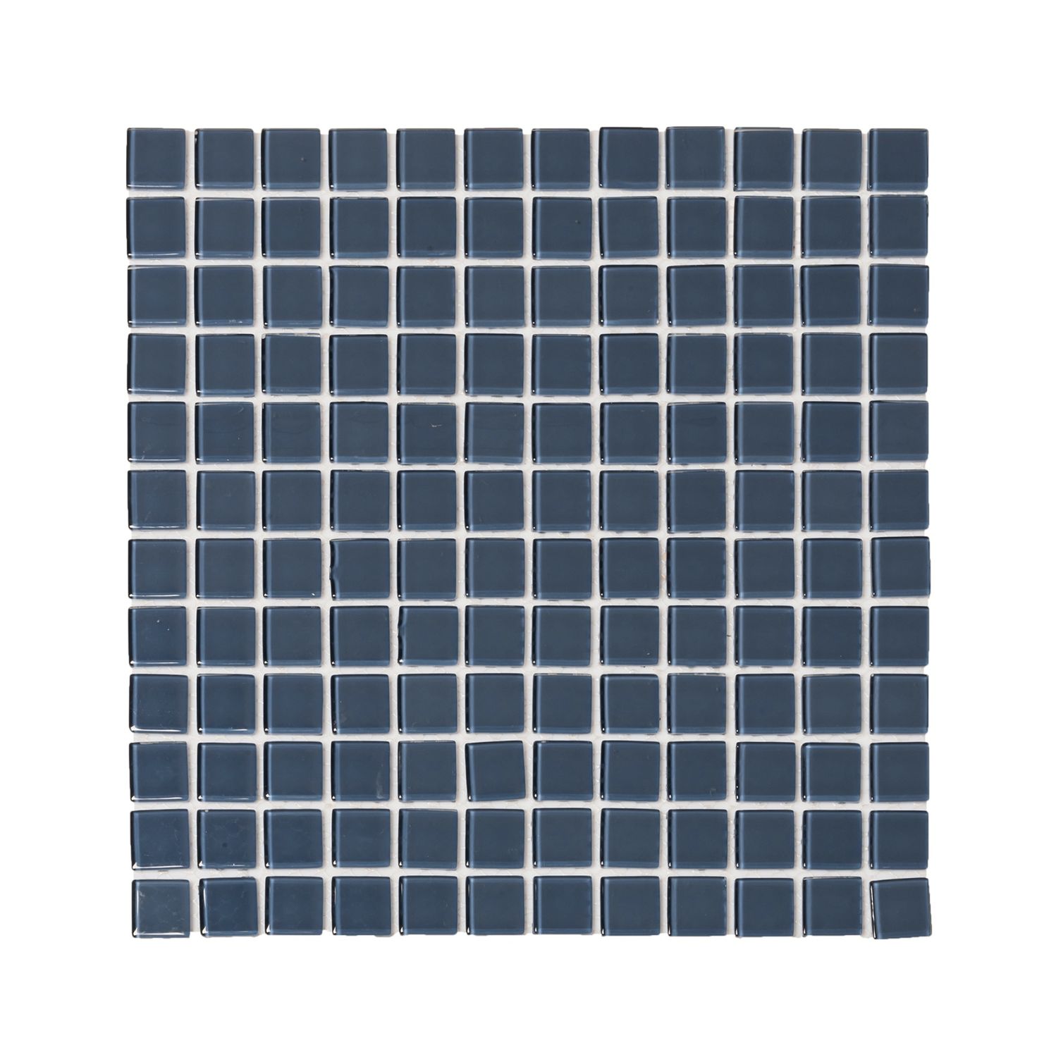 Glass Mosaic Smoke Blue 25 x 25