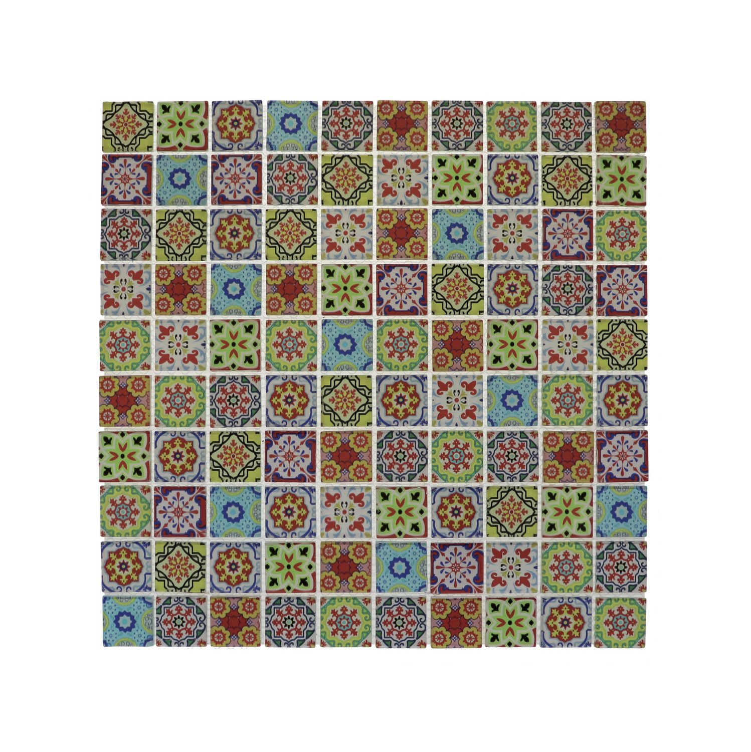 Glass Mosaic Delft Mix Colour