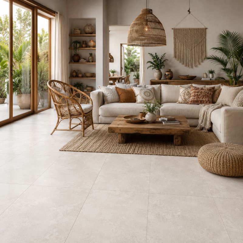 Baltic Grey Matt Porcelain Floor Tile - 600 x 1200mm Baltic Grey Matt Porcelain Floor Tile - 600 x 1200mm