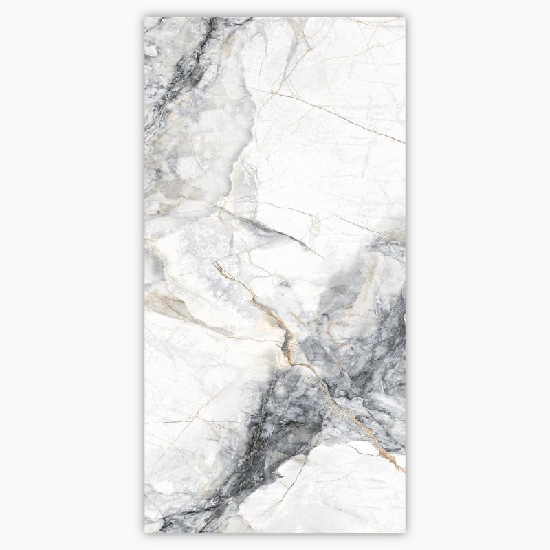 Glacier White Matt Porcelain Floor Tile - 600 x 1200mm