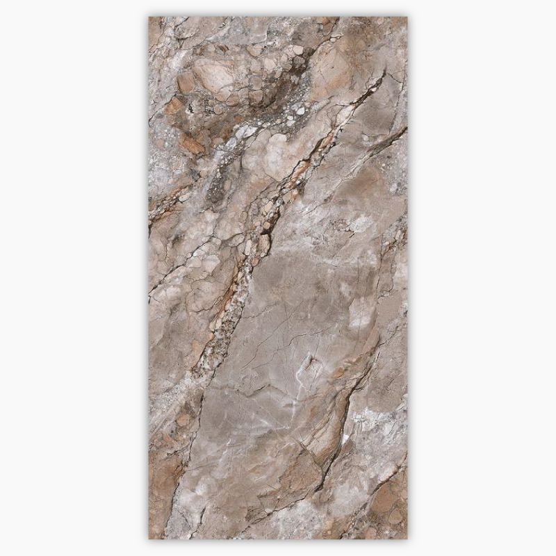 Rocky Dune Shiny Porcelain Floor Tile - 600 x 1200mm
