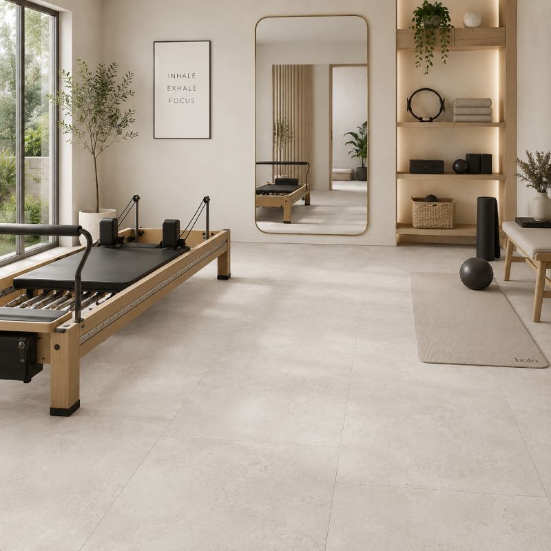 Royal Stone Bianco Matt Porcelain Floor Tile - 600 x 1200mm