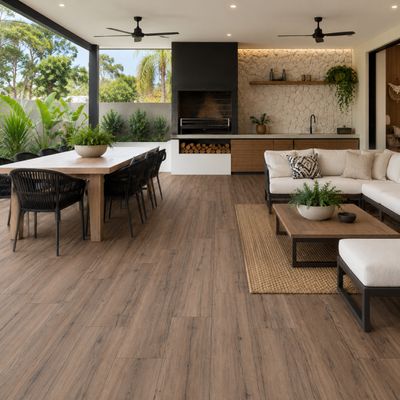 RW21015 Matt Porcelain Floor Tile - 200 x 1200mm