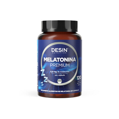 Melatonina Premium 0,21mg (120 cápsulas) Desin Nutrition