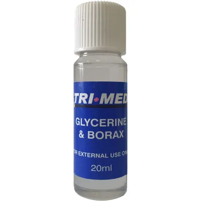 TRIMED GLYCERINE & BORAX 20ML (6/12)
