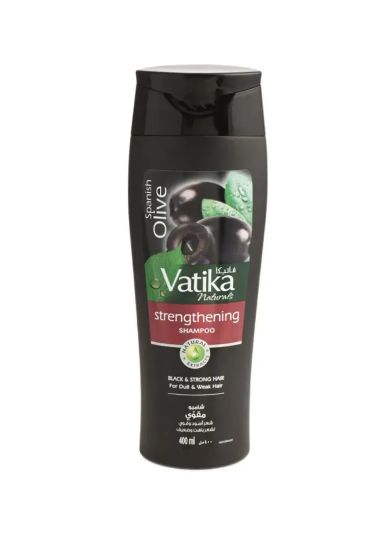 VATIKA S/POO STRENGTH OLIVE 400ML (1/12)