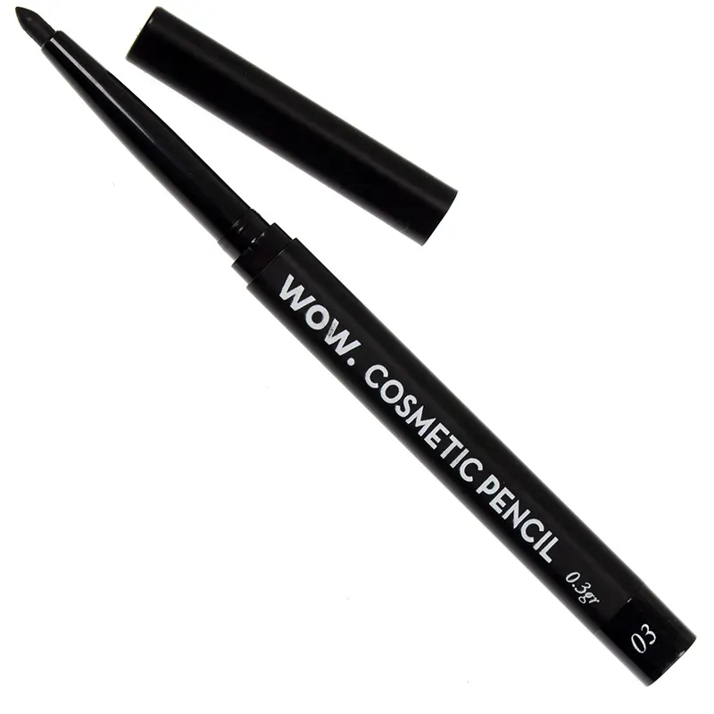 WOW COSM PENCIL RET MT BLK #03