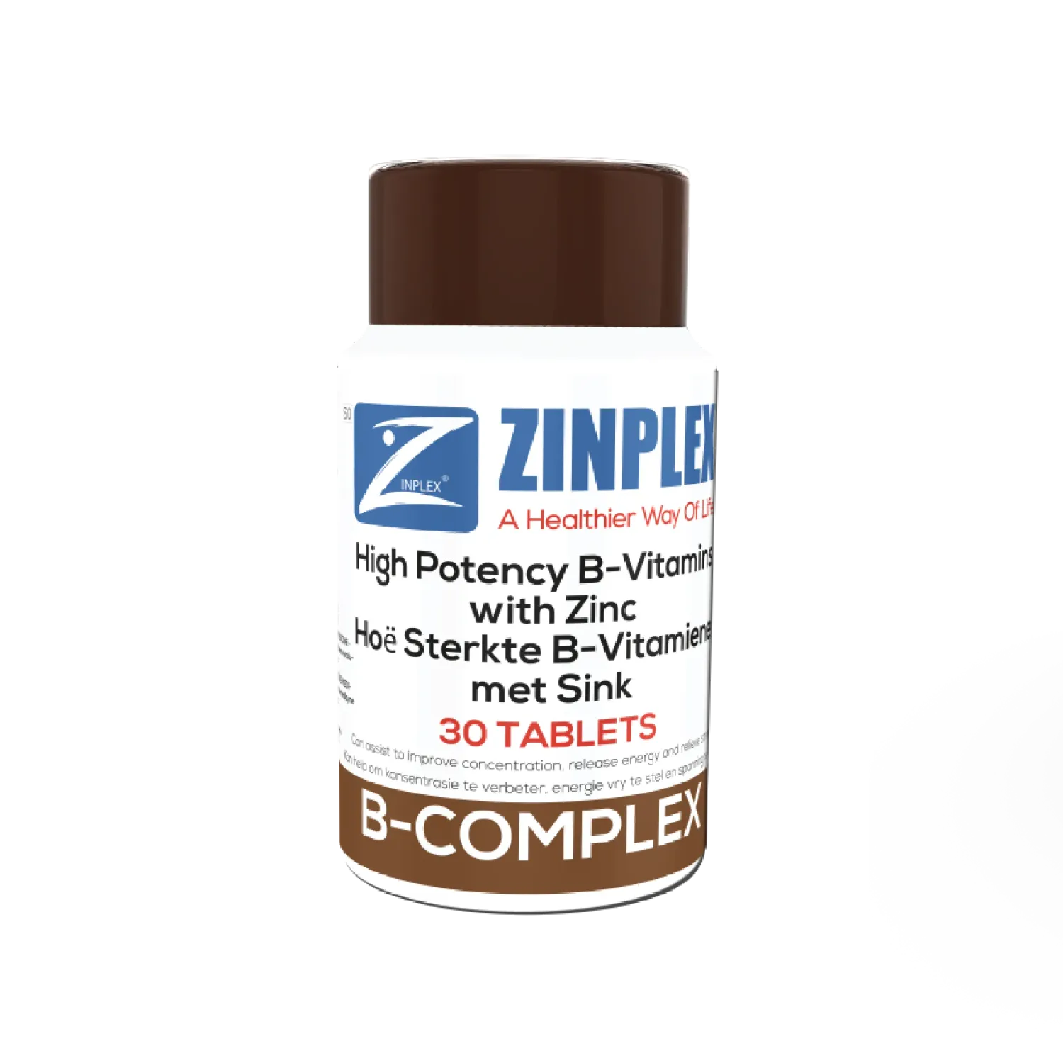 ZINPLEX TABLETS B COMPLEX 30'S (1/6)
