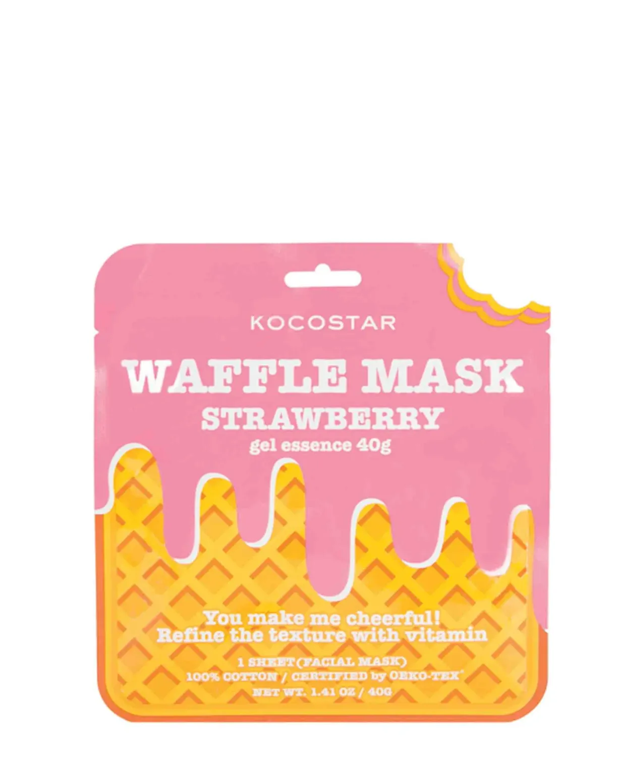 FL KOCOSTAR WAFFLE MASK STRAWBERRY