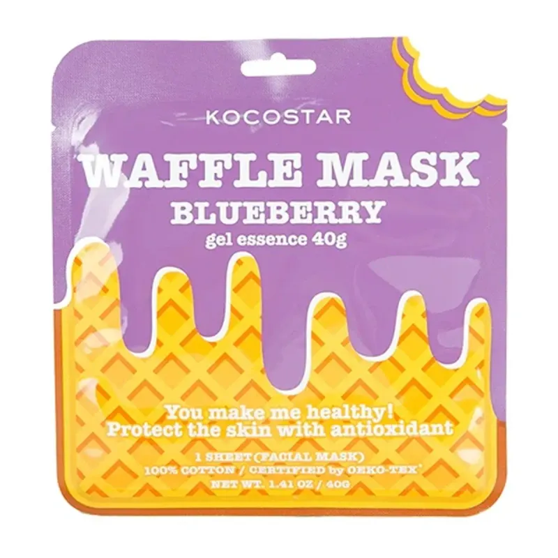 FL KOCOSTAR WAFFLE MASK BLUEBERRY