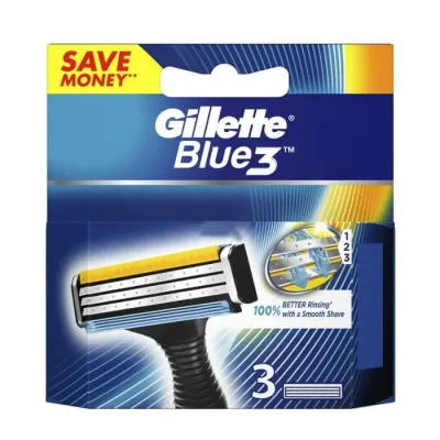 GILLETTE BLUE 3 CART 3'S (6/10)
