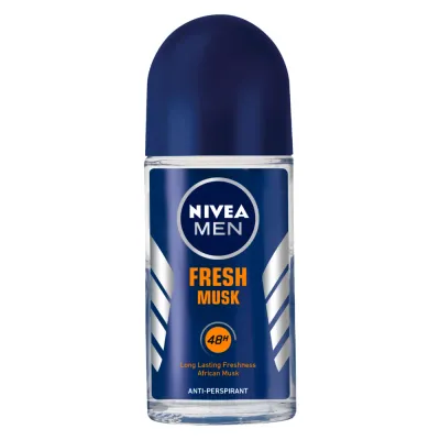 NIVEA 4MEN R/ON FRESH MUSK 50ML (6)