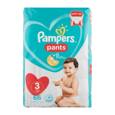 PAMPERS A/B PANTS J/P NO 3 66'S (2)