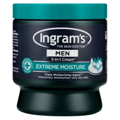 INGRAMS MEN CREAM E/MOIST 500ML  (3/6) ec-6 sm-4 tf-5