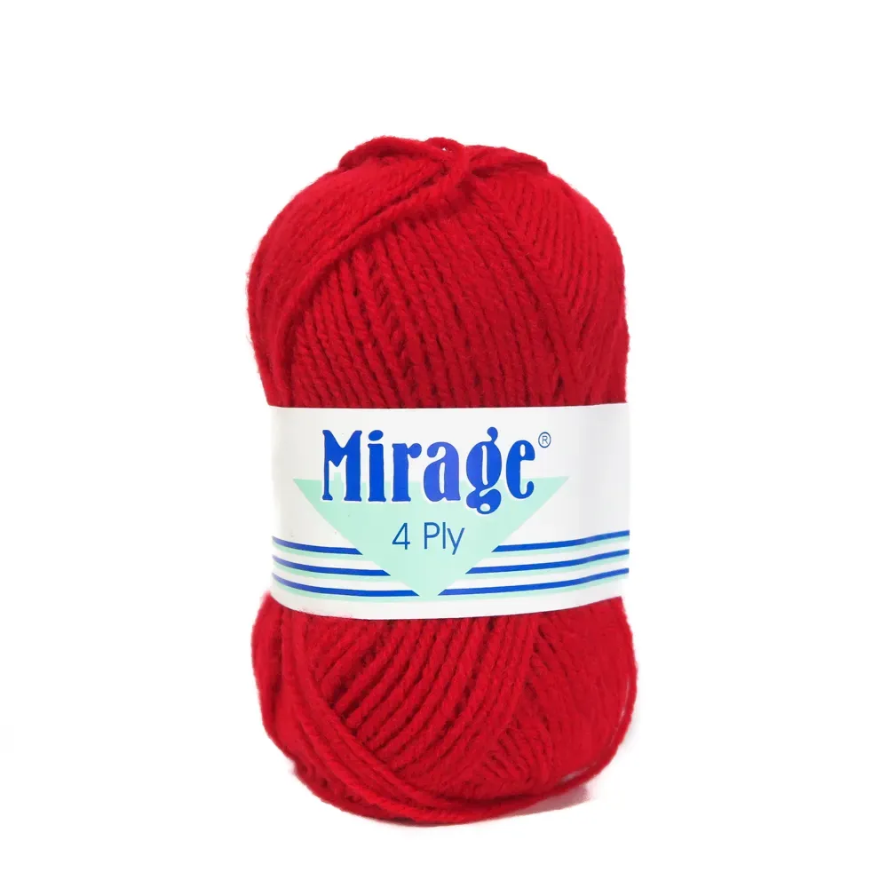 MIRAGE WOOL RED 25G (20)