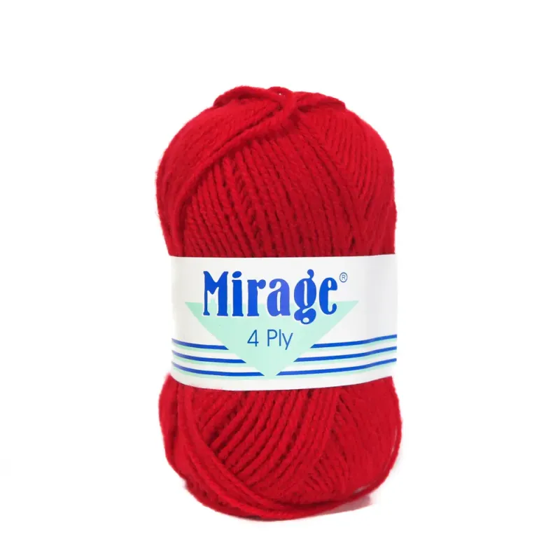 MIRAGE WOOL RED 25G (20)