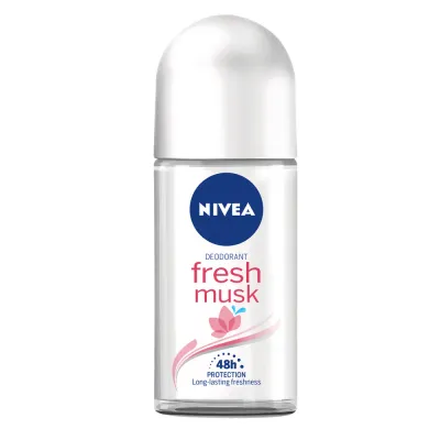 NIVEA W R/ON FRESH MUSK 50ML (6) count sm