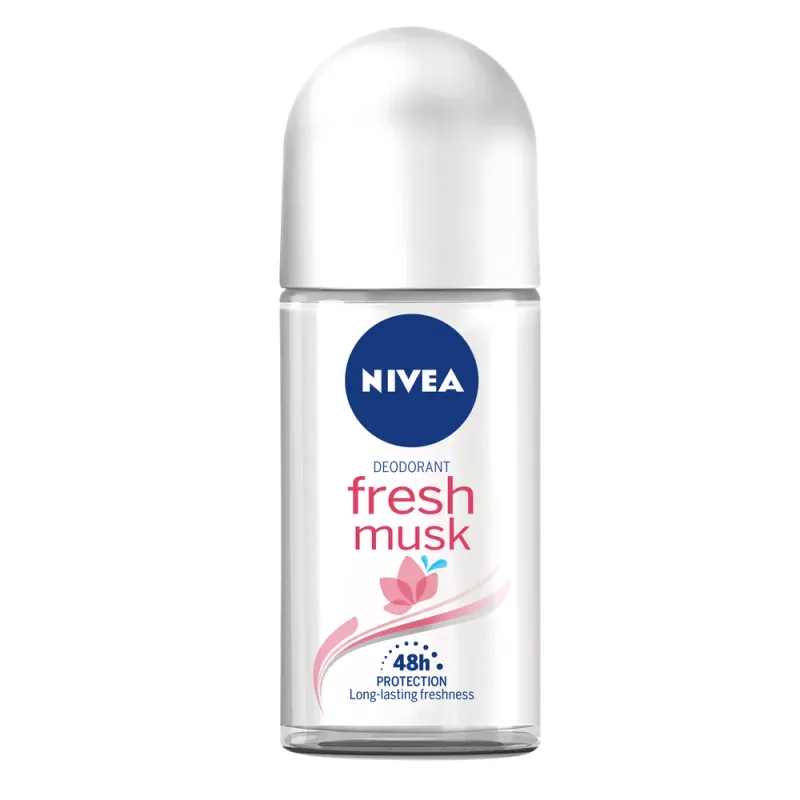 NIVEA W R/ON FRESH MUSK 50ML (6) count sm