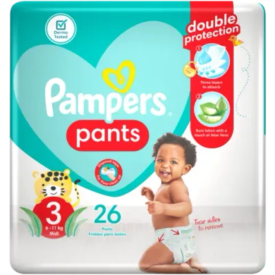 PAMPERS A/B PANTS NO3 26'S (4)  rt-7 tf-5