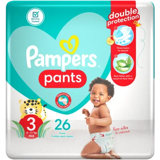 PAMPERS A/B PANTS NO3 26'S (4)  rt-7 tf-5
