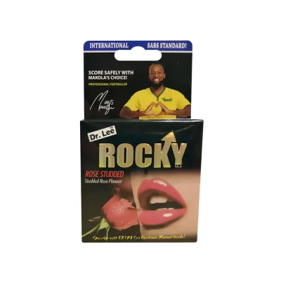 ROCKY CONDOM ROSE STUD 3'S (3/12)