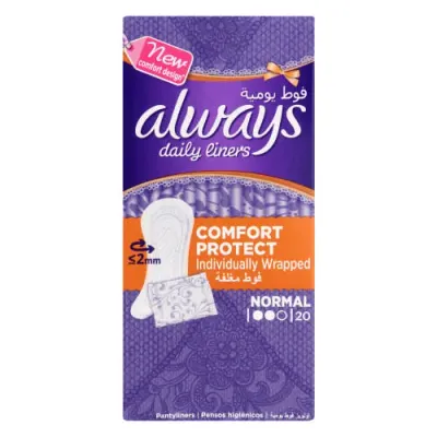 ALWAYS LINERS NORM F/WRAP 20'S (6/18)