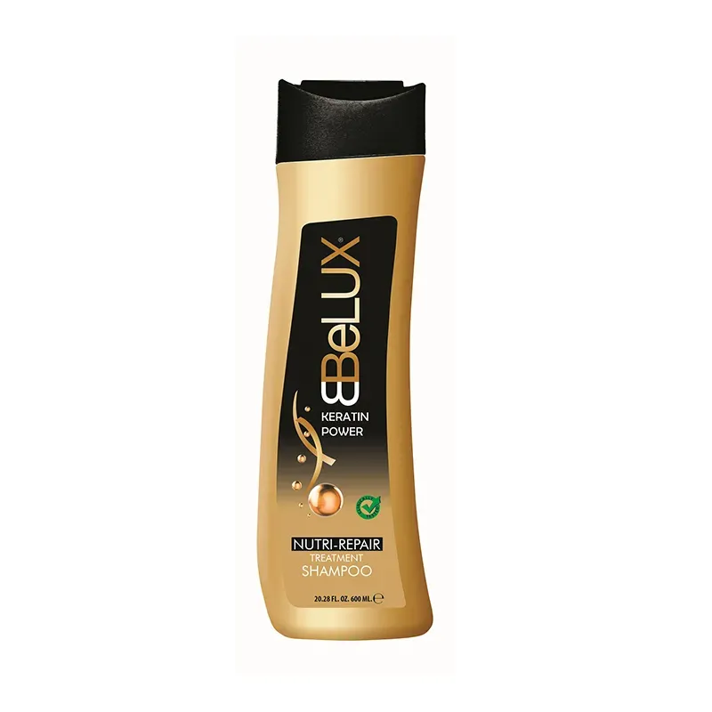BELUX S/POO N/REP KERATIN 600ML (3/12)