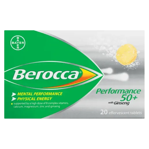 BEROCCA PERF 50 PLUS 20'S