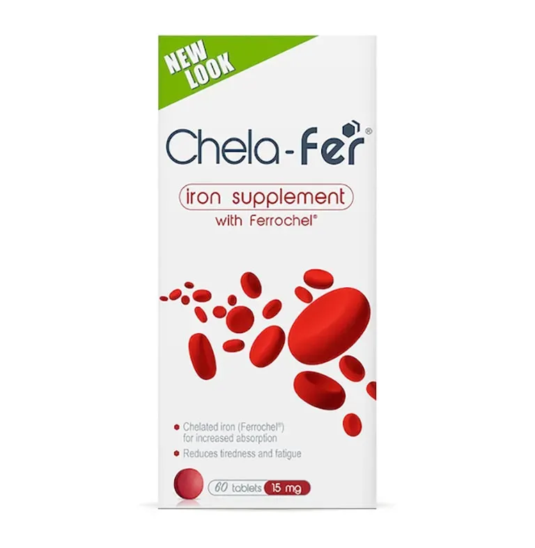 CHELA-FER IRON SUP 15MG 60'S