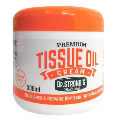 DR STRONG TISSUE OIL CRM 500ML (6/24)