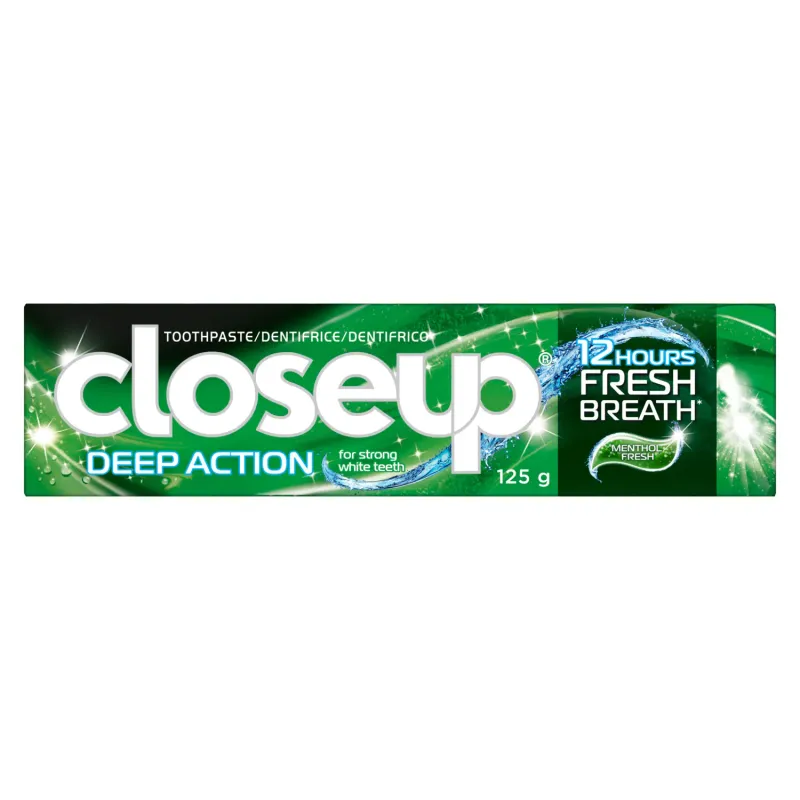 CLOSE UP T/PASTE MENTHOL 125G (6)