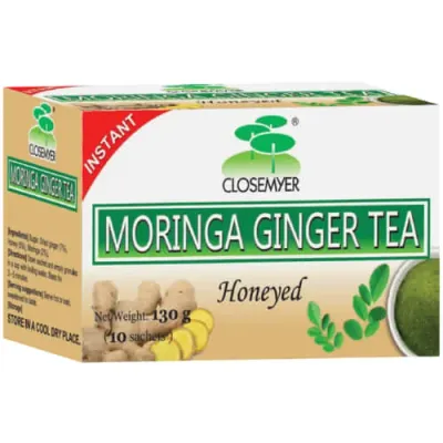 CLOSEMYER MORINGA GINGER TEA 10'S (3/6)