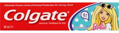 COL T/P KIDS BARBIE 50ML 5+YRS (12/48)
